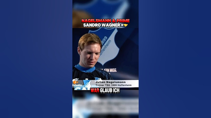 Als Nagelsmann auf Sandro Wagner traff.. #interview #bayern #bundesliga