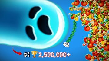 👻😱Gaint Ghost snake gameplay in worm zone io 