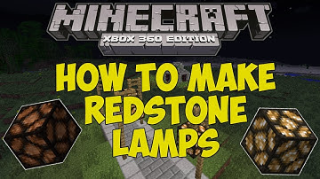 Minecraft: Xbox 360 - How To Make: Redstone Lamps! [TU12 Feature]