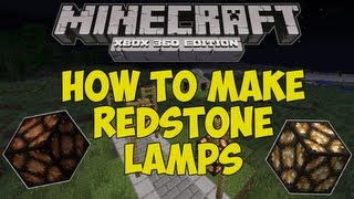 Minecraft: Xbox 360 - How To Make: Redstone Lamps! [TU12 Feature]