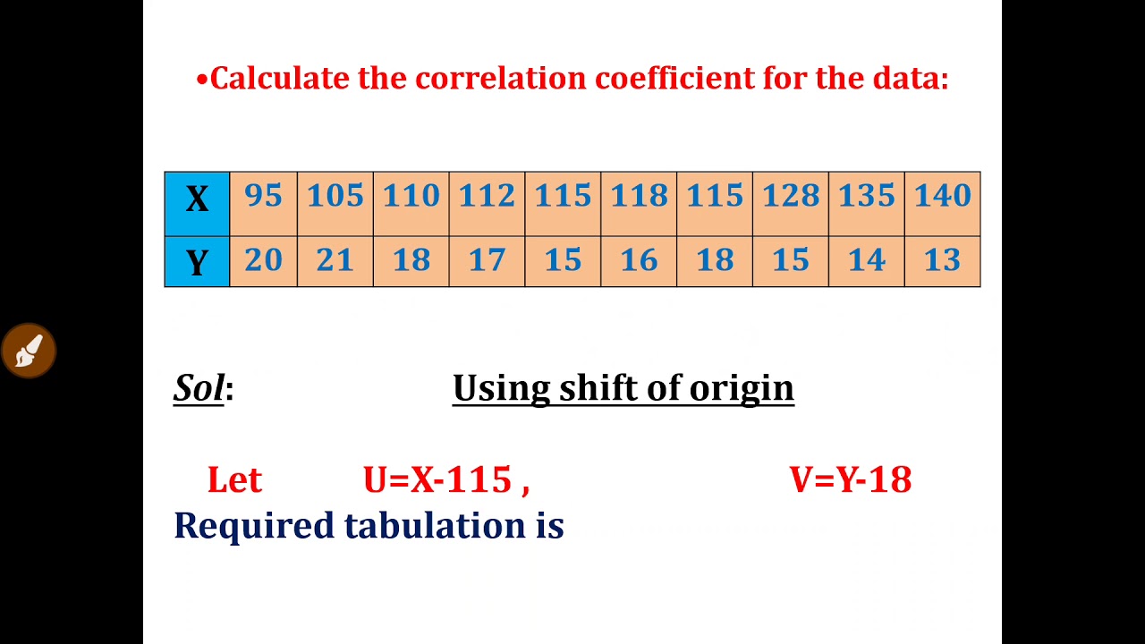 Correlation coefficient for r - YouTube