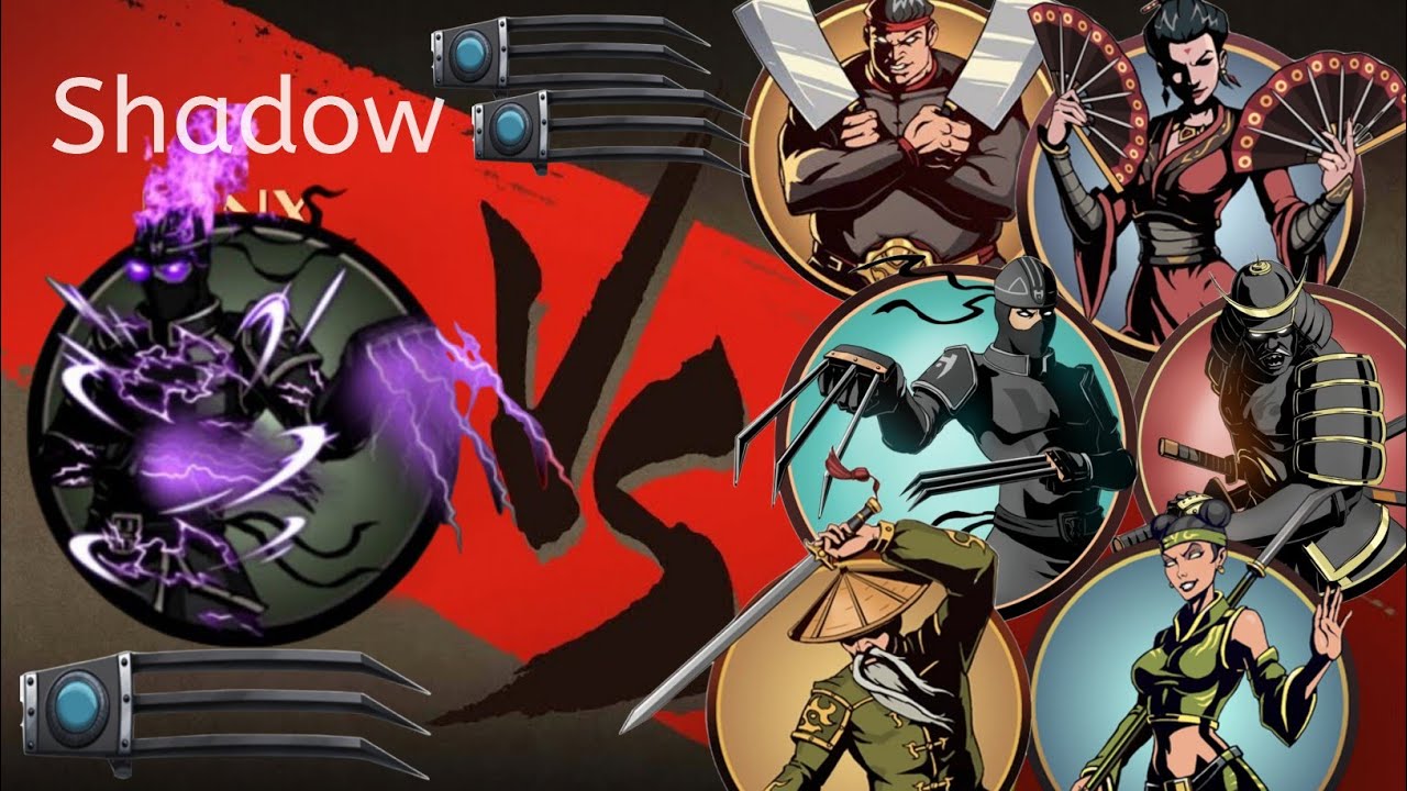 Shadow vs All Bosses with LYNX weapons | Shadow Fight 2 Gates of Shadows Gameplay