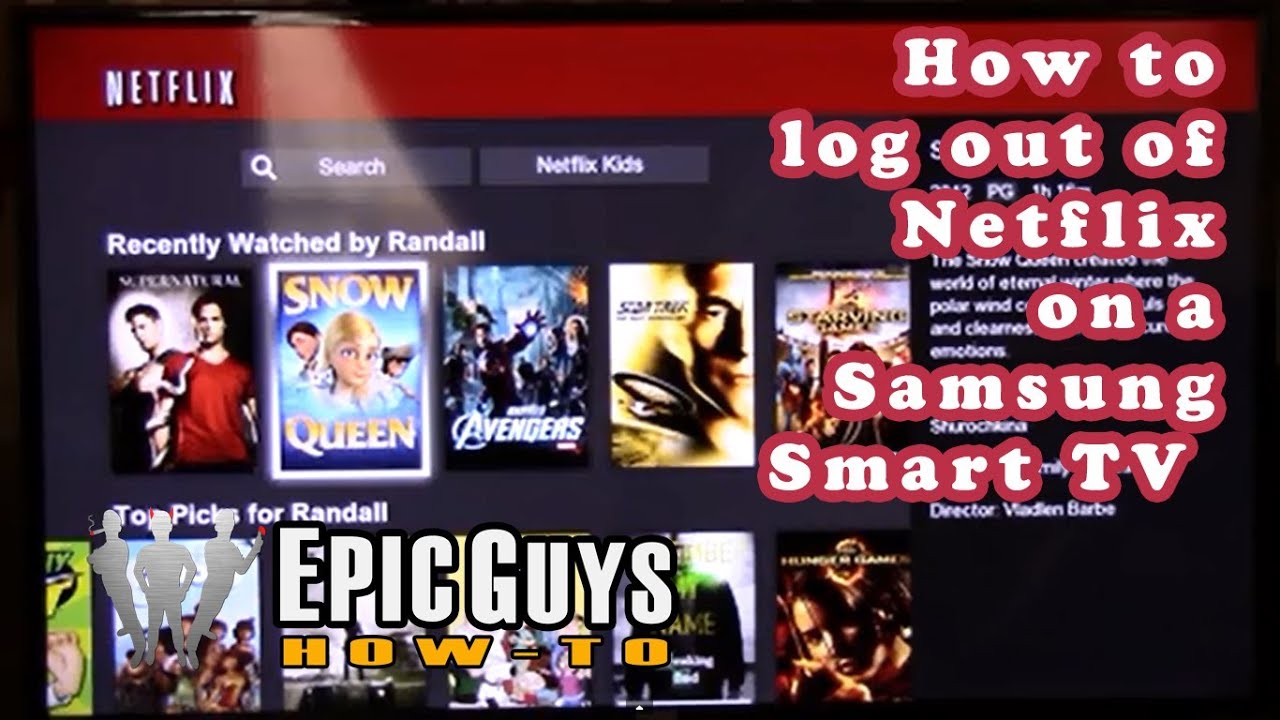 How To Log Out Of Netflix On A Samsung Smart Tv Lg Sony Vizio Sharp Toshiba Panasonic Youtube