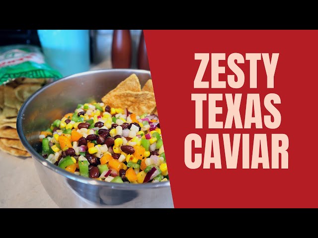 ZESTY TEXAS CAVIAR | Italian Dressing Veggie Salad/Dip | No Sugar - YouTube