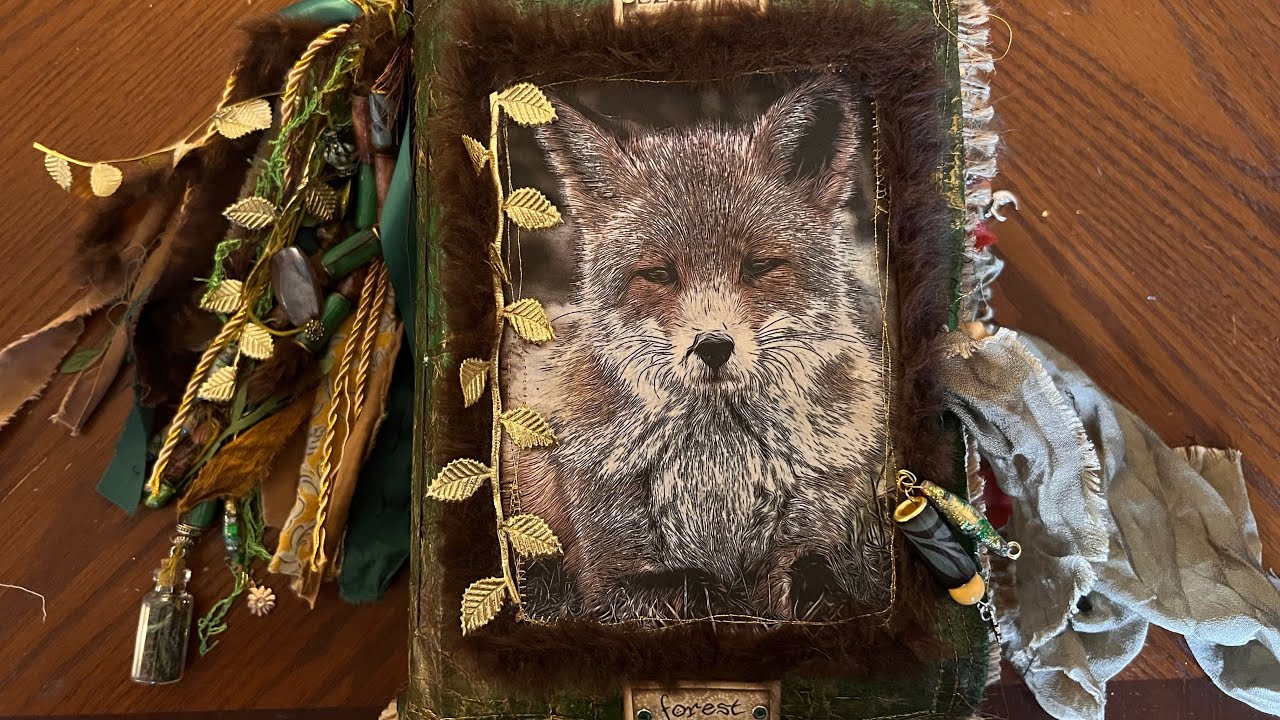 (Sold) Super chunky secret forest junk journal