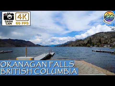 ⁴ᴷ⁶⁰ Dash cam: Okanagan Falls, British Columbia