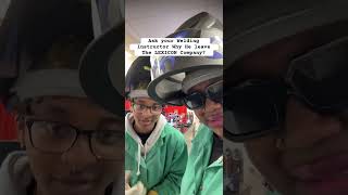 Ask your Welding Instructor Why He leave The LEXICON Company? #entrepreneur #teaching #welder