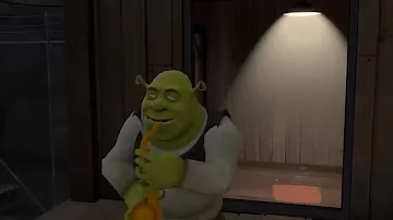 Shrek plays the Saxophone