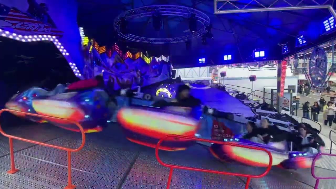 TAÏGA-JET SAGUET💥(vue de l’intérieur) FÊTE FORAINE CHALON SUR SAÔNE 2024