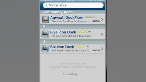 How To - Get Five Icon Dock - iPod Touch/iPhone 3.0