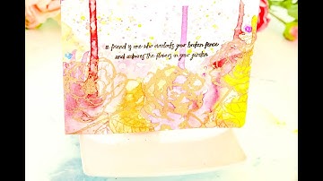 Unity Quick Tip: Faux Alcohol Ink Card