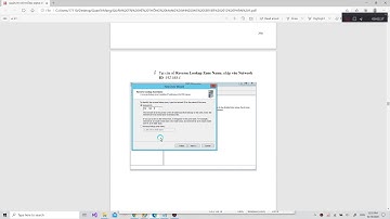 Lab 7.1 Cài đặt và cấu hình DNS Server