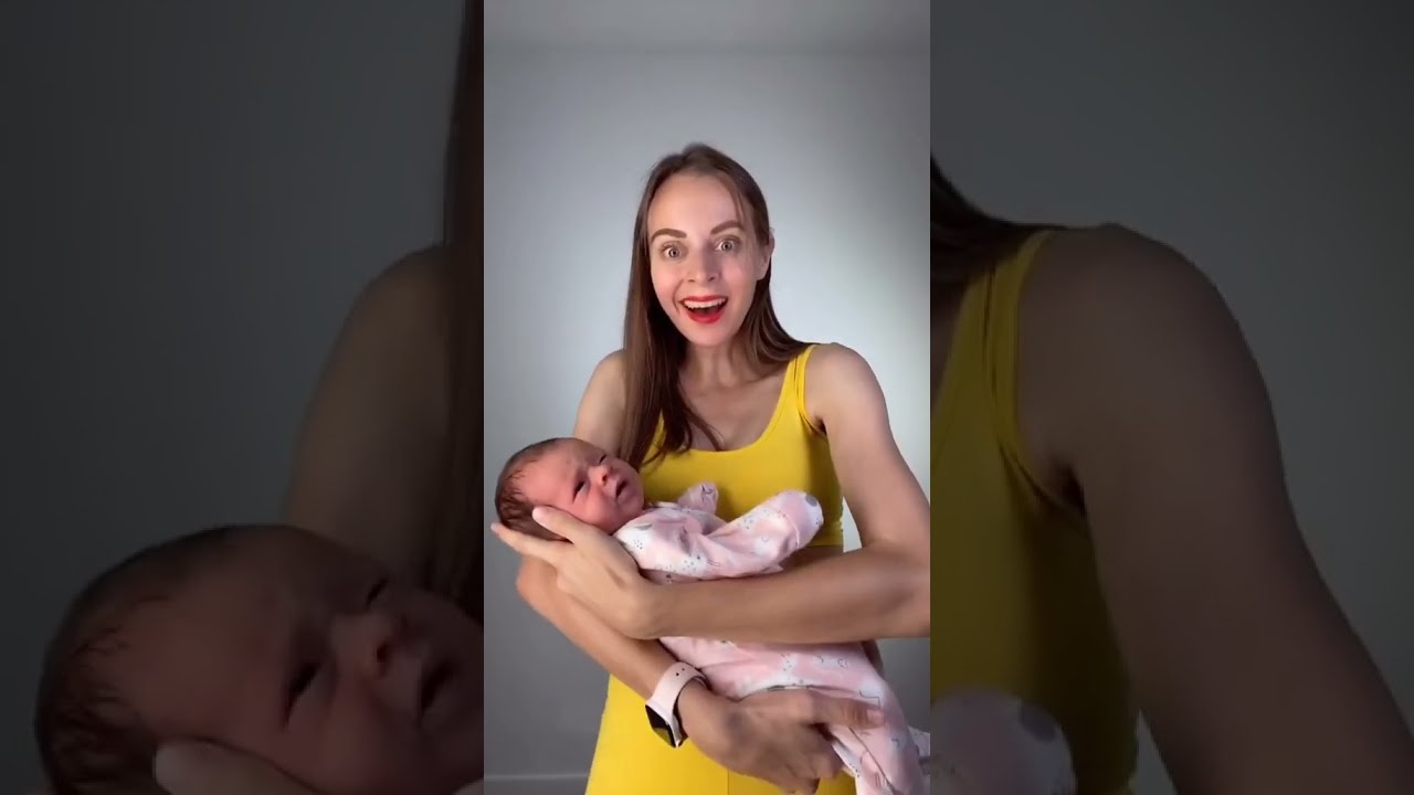 Baby Mama Dance | Before and After Pregnancy TikTok #Shorts by Anna Kova