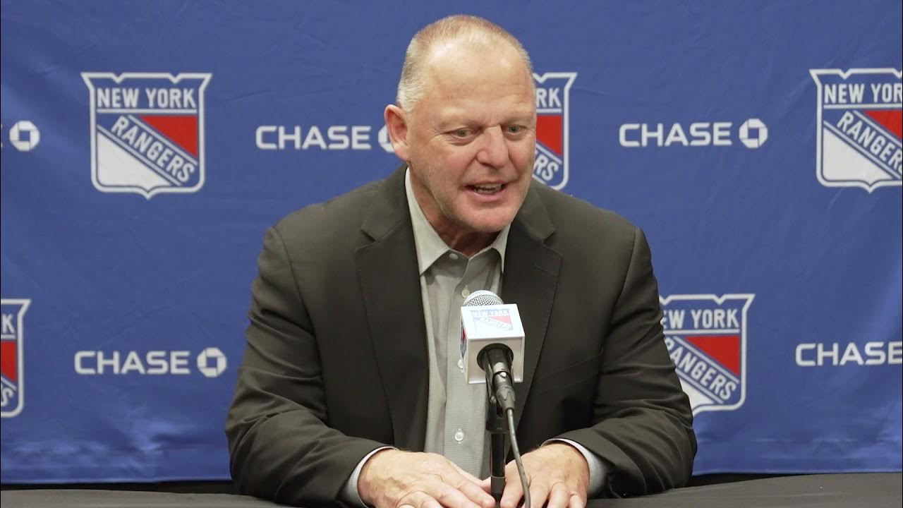 New York Rangers Coach Gallant Postgame Availability Oct. 2 YouTube