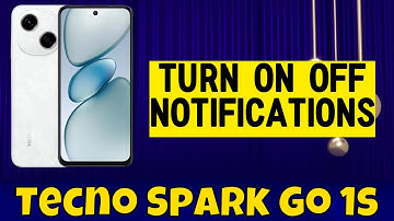 Tecno Spark Go 1s Enable Disable Notifications || How to turn on off notifications