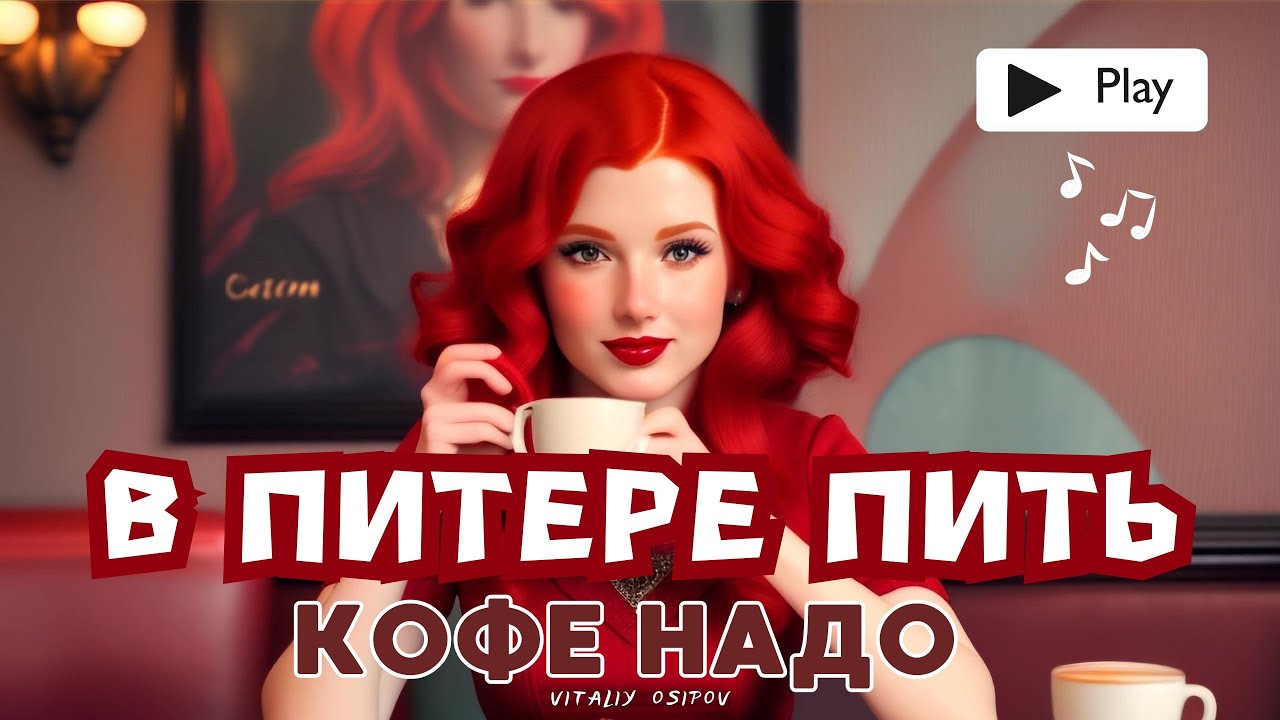 В ПИТЕРЕ ПИТЬ нужно и важно, девушка в красном, песня про Ленинград ...