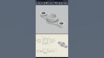 Inventor / AutoCAD 3D Modeling #autocad #inventor #solidworks #cad #cadsoftware #draftingsoftware