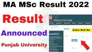 MA MSc Part 1 & 2 Annual 2022 Results PU Update 100%