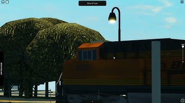 BNSF SD40-2 Delivering metra trains