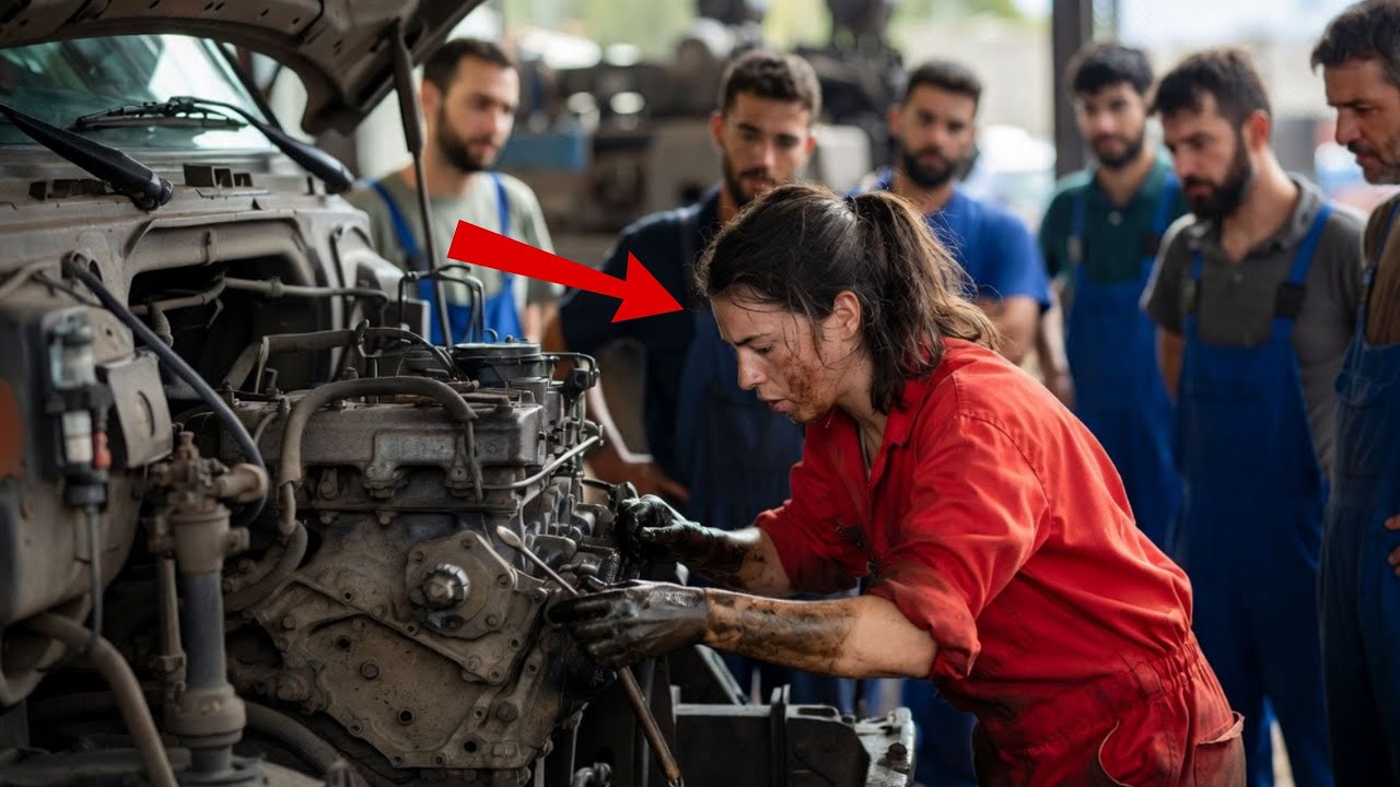 PERSONNE N'A RÉUSSI À DÉMARRER CE CAMION EN 10 ANS.JUSQU'À CE QUE LA MÉCANICIENNE FASSE L'IMPOSSIBLE