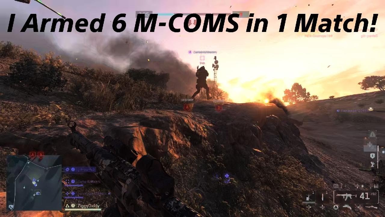 Battlefield 6 I Armed 6 M-COMS in 1 Match!