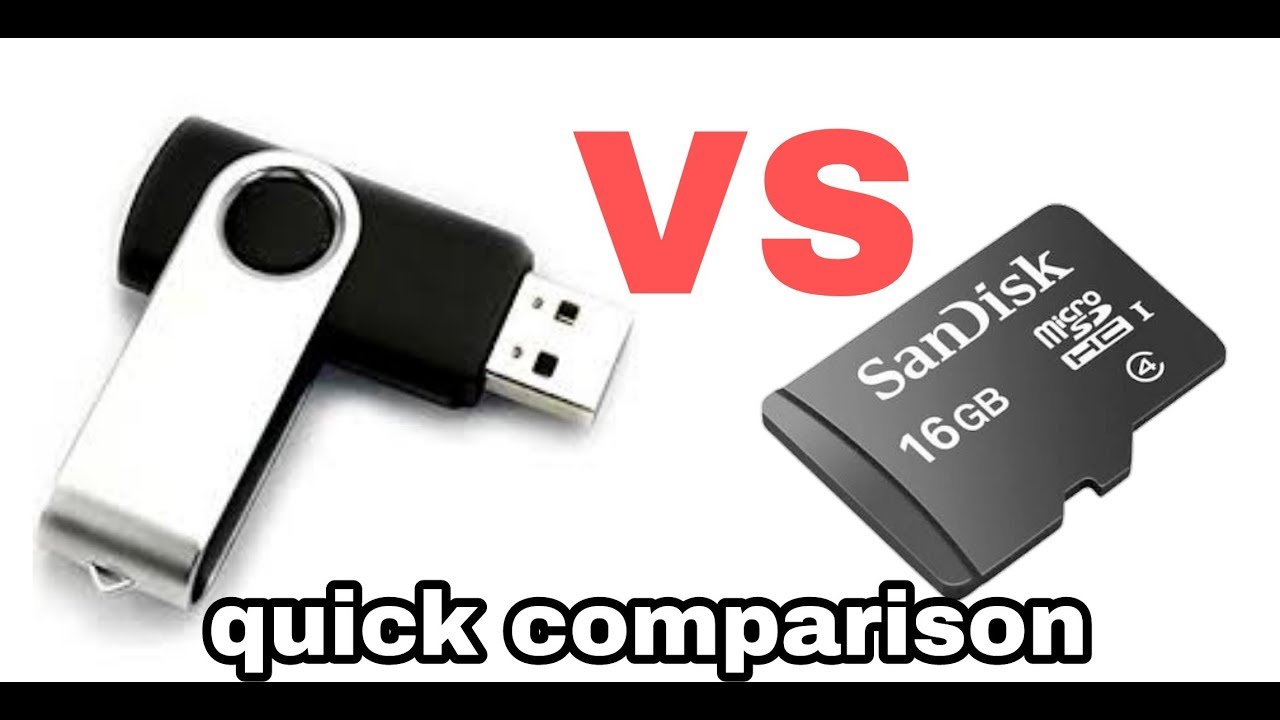 USB Drive vs SD Card | quick comparison - YouTube