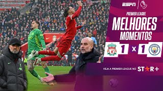 TEVE DE TUDO! LIVERPOOL E MANCHESTER CITY FICAM NO EMPATE EM JOGO ELETRIZANTE NA PREMIER LEAGUE image