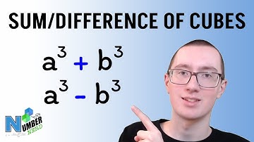 How to Factor Using Sum and Difference of Cubes! [Algebra]