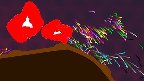 marble  race - Death if touched  - Escape From Youtube Soft Blocks  - Survival in Algodoo