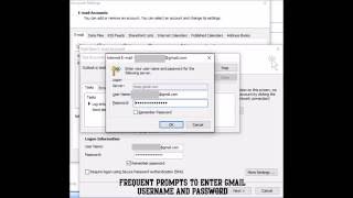 how to resolve - unable to setup gmail with outlook - login and test email fails