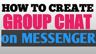 HOW TO CREATE GROUP CHAT ON MESSENGER (TAGALOG) | Philippines HOW TO CREATE GROUP CHAT ON MESSENGER (TAGALOG) | Philippines