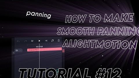 Smooth Text Panning in Alight motion Tutorial #13