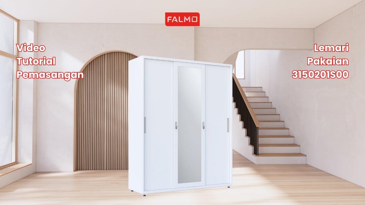 Tutorial Lemari 3 Pintu Sliding Falmo New Versi