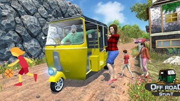 Offroad Tuk Tuk New Auto Rickshaw Driving Simulatior Games | Car Games | Android iOS Gameplay