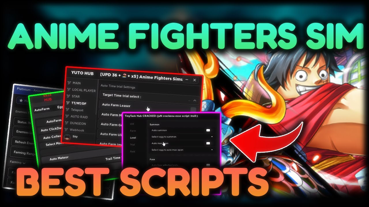 ANIME FIGHTERS SIM BEST NEW AUTOFARM UPDATE 36 Roblox Script