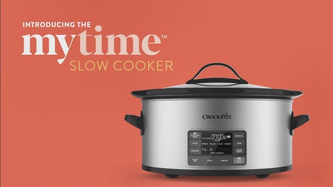 Crockpot 6-Quart Slow Cooker with Sous Vide, Programmable, in Oat Milk