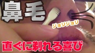 何も要らない鼻毛カッターでジョリジョリしてみた