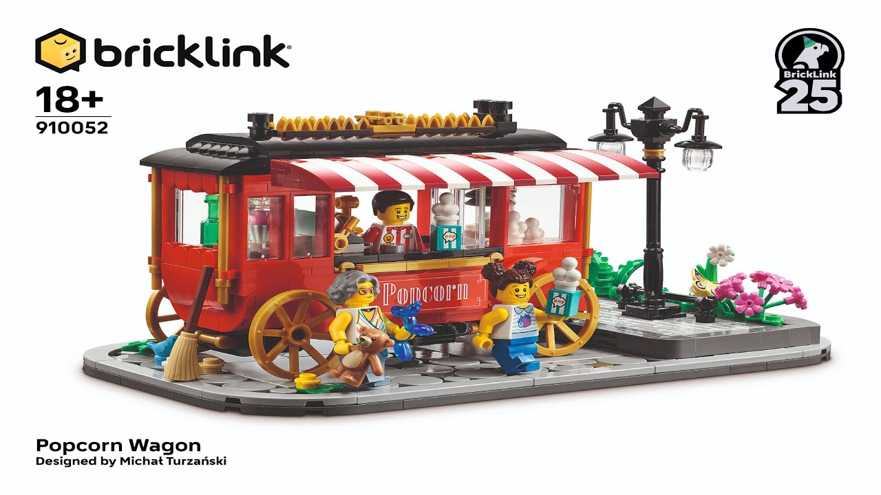 BrickLink - Popcorn Wagon - Designer Program Series 5 LEGO instructions