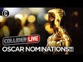 Oscar Nominations Reactions - Collider Live #60