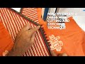 How to Create a Dress Neck Cutting and Stitching Technique | Design V dress neck stitching A24