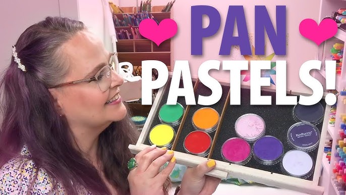 Beginner's guide to PAN PASTELS! // EASY landscape with 10 COLOURS