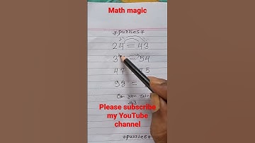 math puzzles ! new math magic tricks ! math magic ! numbers magic trick ! general knowledge #shorts