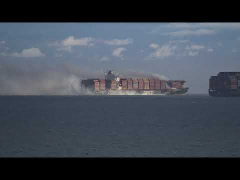 Zim Kingston Container Ship Fire