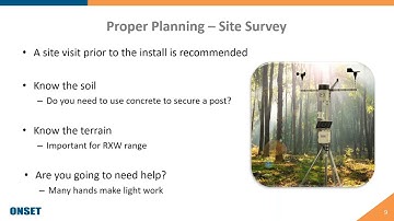 HOBO Outdoor Logger Deployment Considerations  Ask the Experts!