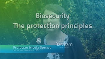 Biosecurity: Principles - Professor Nicola Spence
