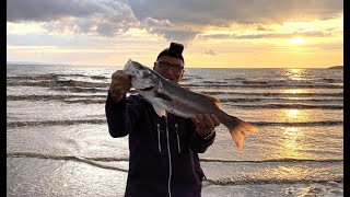 Bristol Channel At Its Best Sea Fishing Brean Beach Shore July 2023