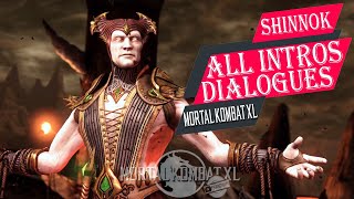 MORTAL KOMBAT XL - SHINNOK ALL INTROS DIALOGUES✔️4K ᵁᴴᴰ 60ᶠᵖˢ PS5