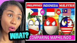 Philippines vs Indonesia vs Malaysia - Country Comparison | Reaction