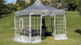 3X3 Gazebo Kiş Bahçesi̇ Kurulumu