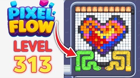 Pixel Flow Level 313 Walkthrough